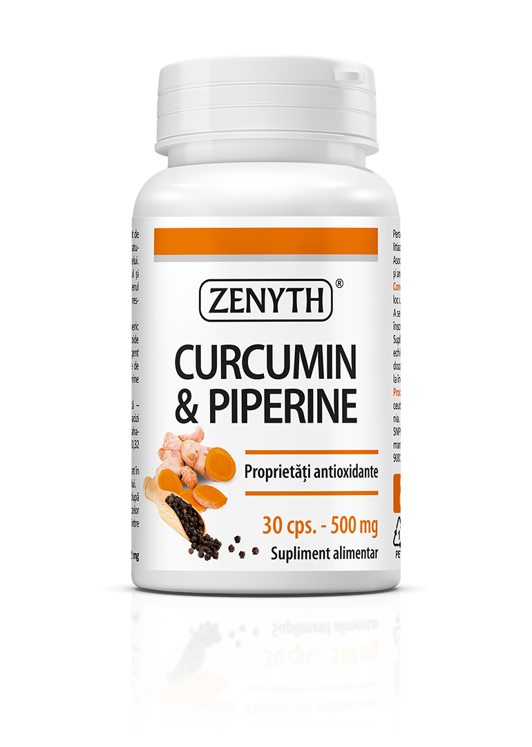 Curcumin & Piperine 500 mg, 30 capsules - Image 2