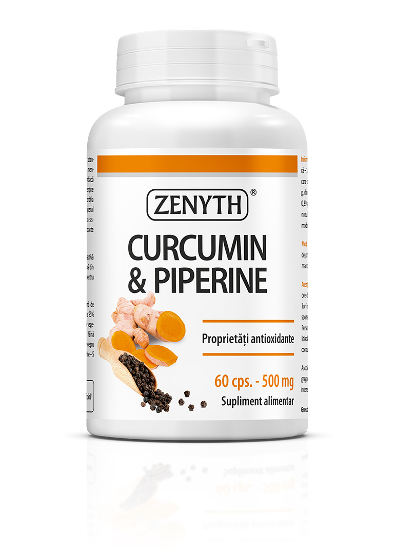 Curcumin & Piperine 500 mg, 60 capsules - Image 2
