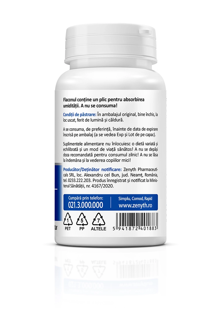 Zinc 25 mg, 30 capsules - Image 4