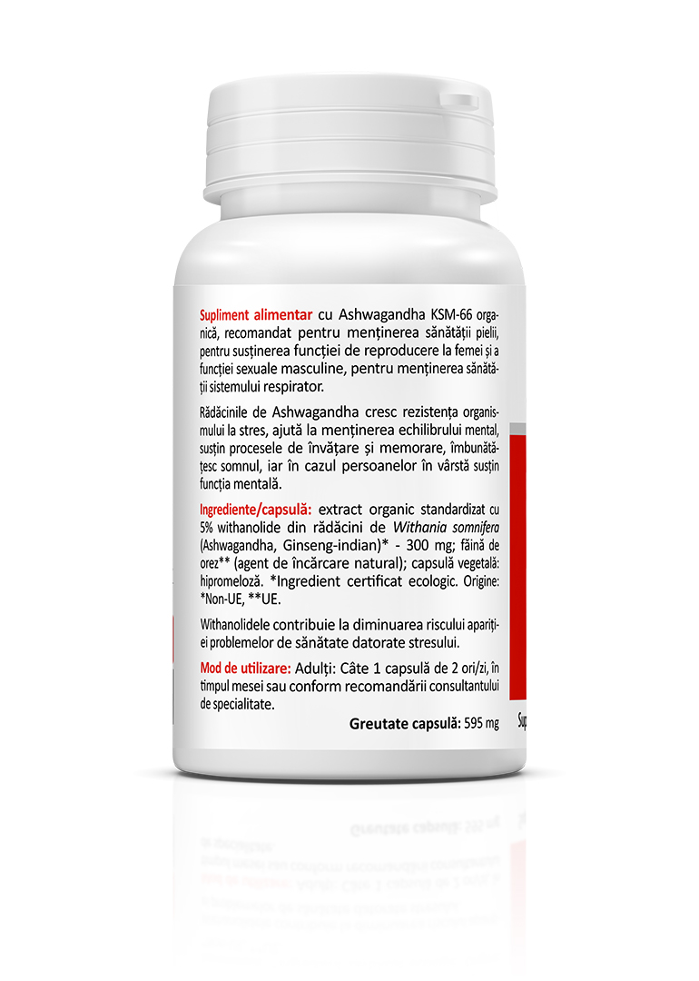 Ashwagandha KSM-66 300 mg, 30 capsules - Image 3