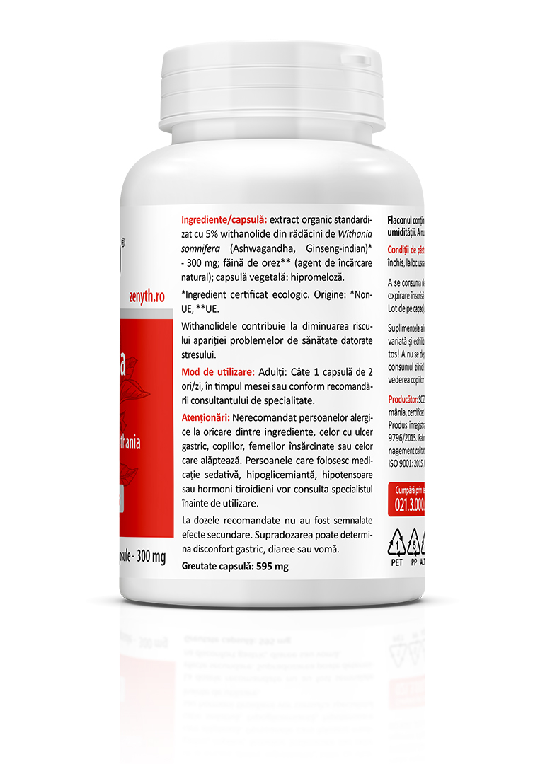 Ashwagandha KSM-66 300 mg, 60 capsules - Image 4