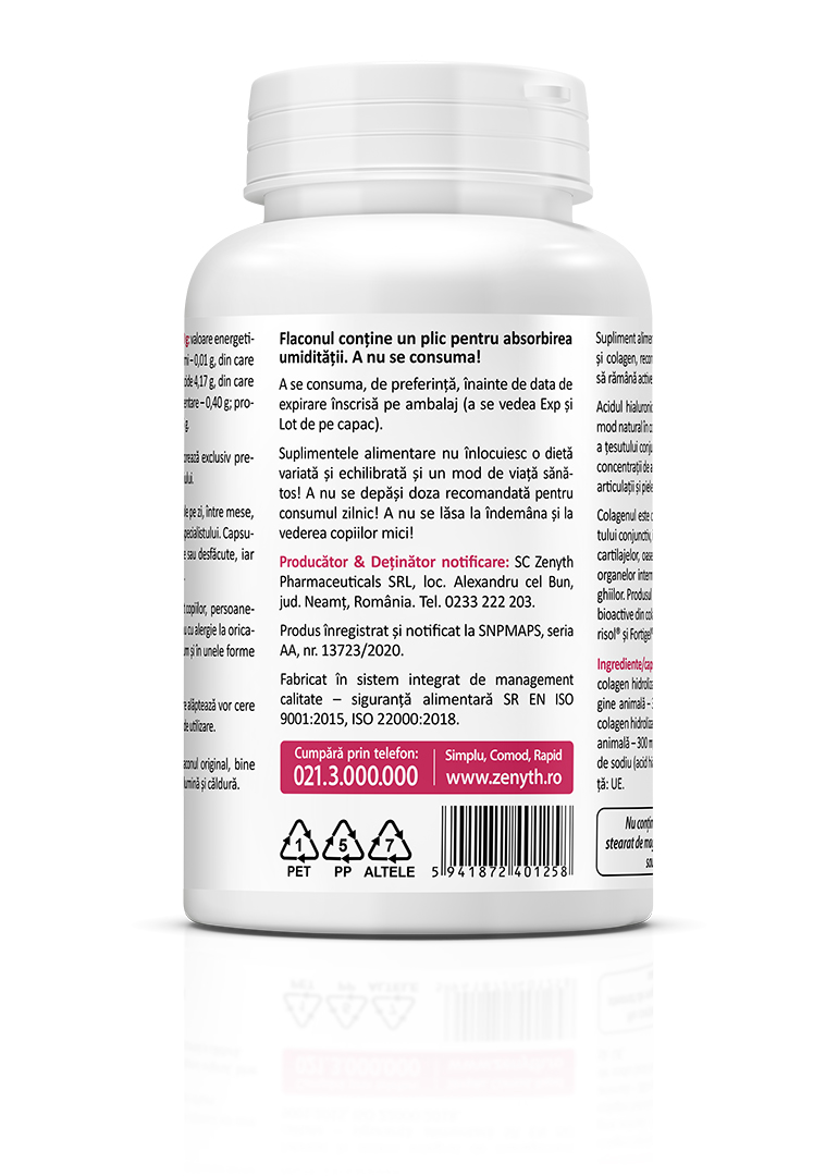 Hyaluronic Acid and Collagen Complex, 60 capsules - Image 5