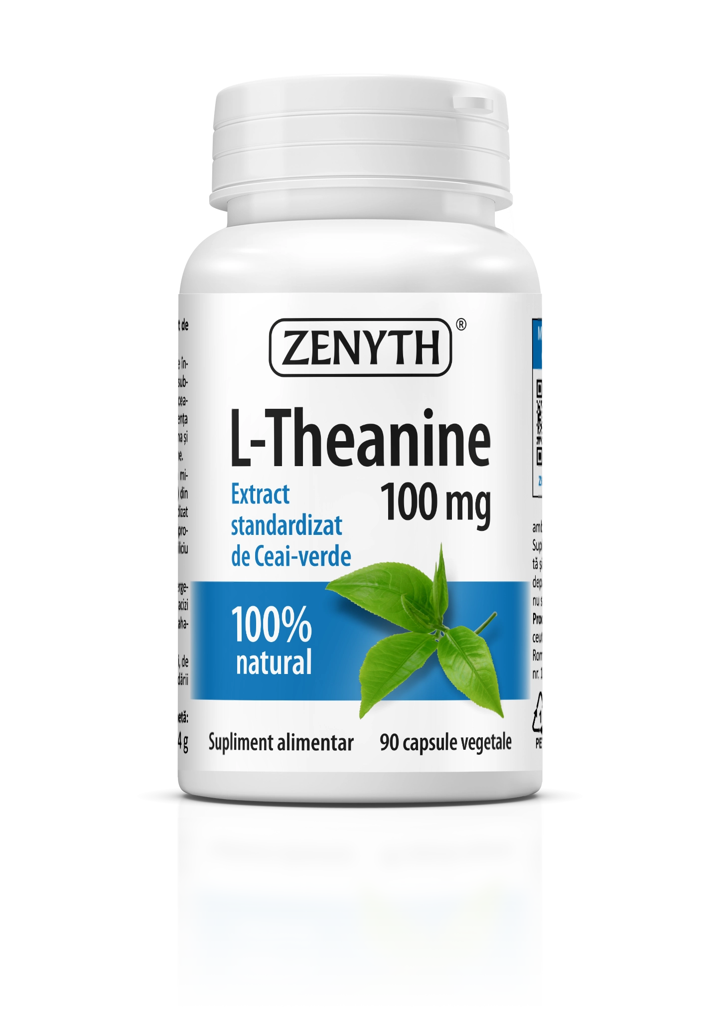L-Theanine 100 mg, 90 capsules - Image 2